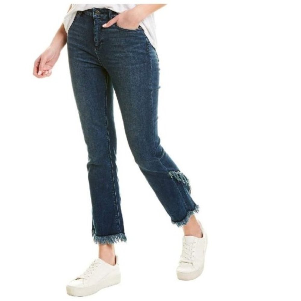 1.State Tulip Hem Skinny Jeans